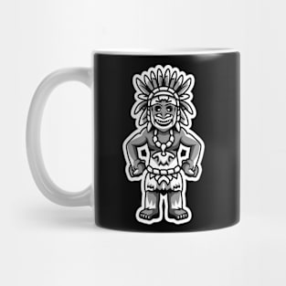 Cute Little Tribal Indian Chief Warrior Mug